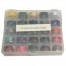 25 Plastic Color Bobbins -  Size A