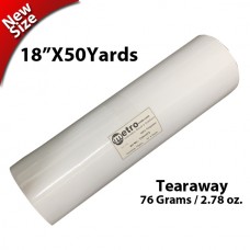 Tearaway Stabilizer 18X50 yards Roll 76 Grams 2.68oz.